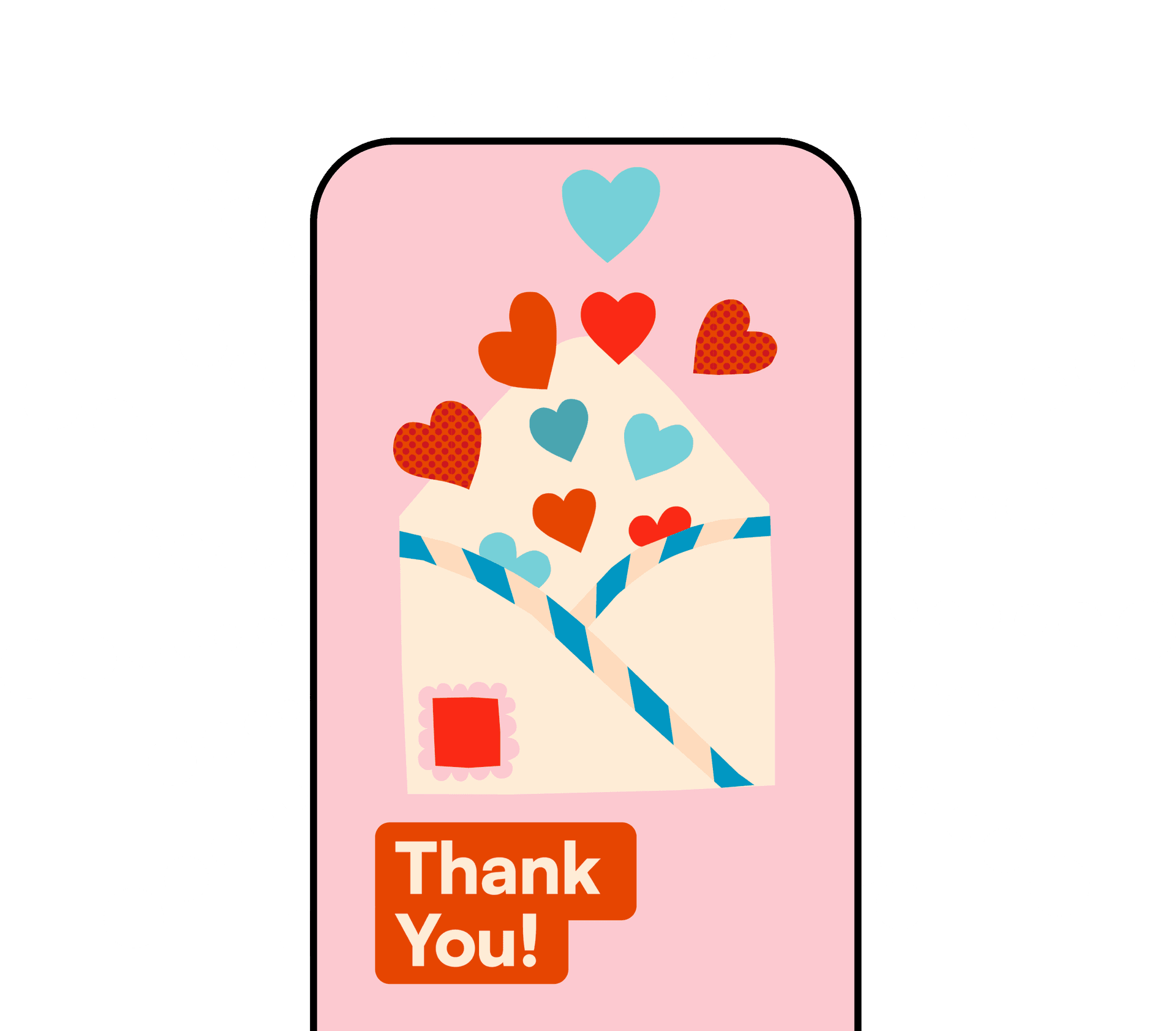 Thank you gift graphic